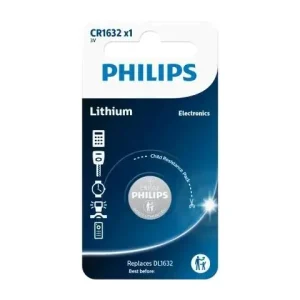 PHILIPS - baterie - CR1632 - L (3.00V) - blistr 1ks Nejprodávanější