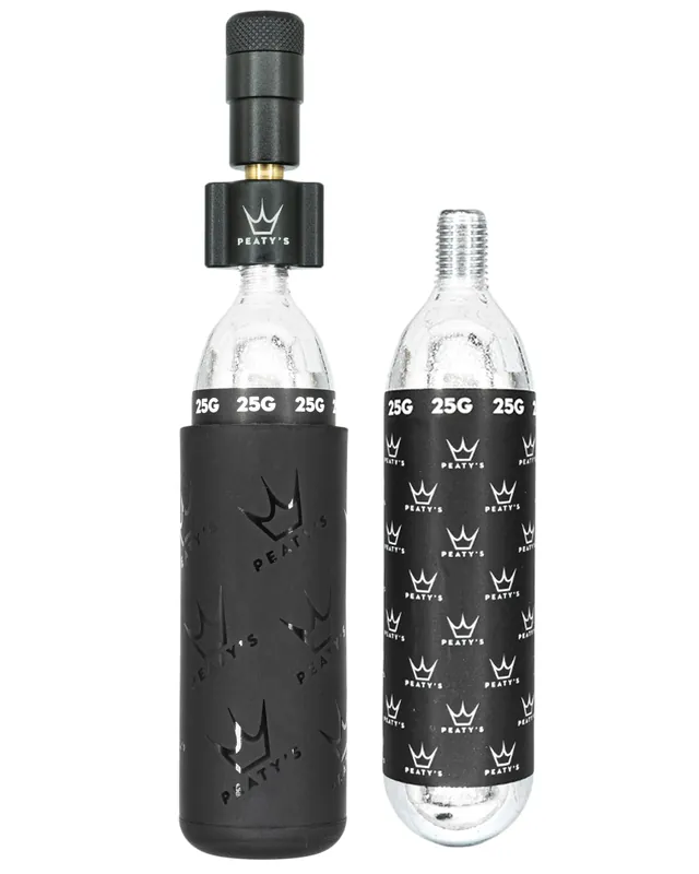 Nejlepší Volba PEATY'S HOLESHOT CO2 PUMPA + BOMBIČKY 2 KS - MTB (25G)