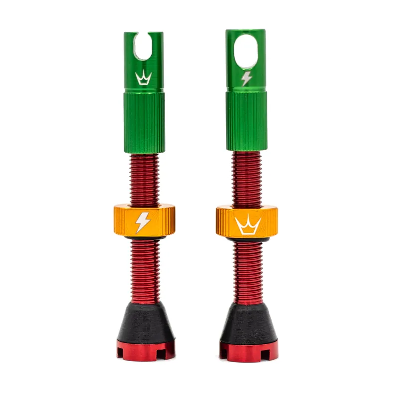 PEATY'S X 50to01 (MK2) RASTA BEZDUŠOVÉ VENTILKY 42MM (PTV2-42-RAS-12) Sezónní Sleva