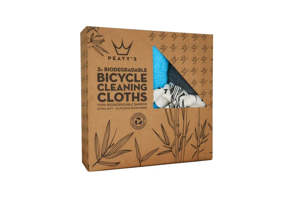 Vrácení Zdarma PEATY'S BAMBOO BICYCLE CLEANING CLOTHS (PBC-GBG-28)