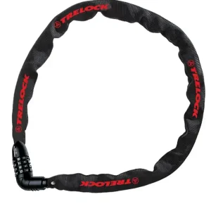 Nejlepší Volba Řetězový zámek s kódem na kolo Trelock BC 115 Code 60 cm - 4 mm