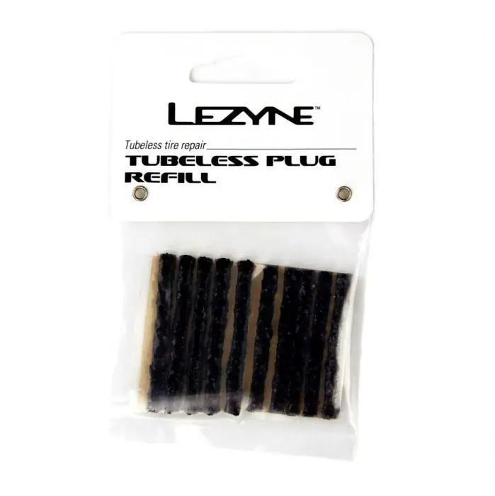 Knoty pro opravu bezdušových plášťů Lezyne TUBELESS PLUG REFILL 10 ks Vysoce Kvalitní