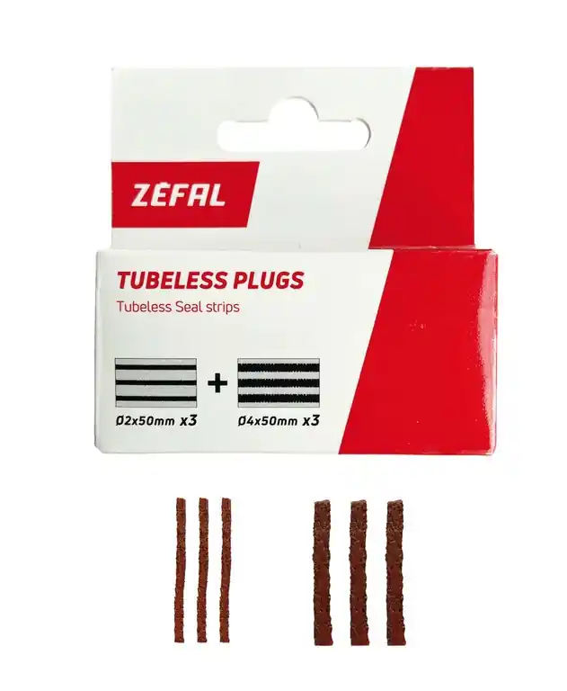 Poslední Šance Knoty na opravu bezdušových plášťů Zéfal Tubeless Plugs 3x2 mm + 3x4 mm