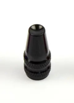 Čepička ventilku JAVAX C, hliník, černá, 1 ks Expresní Doručení