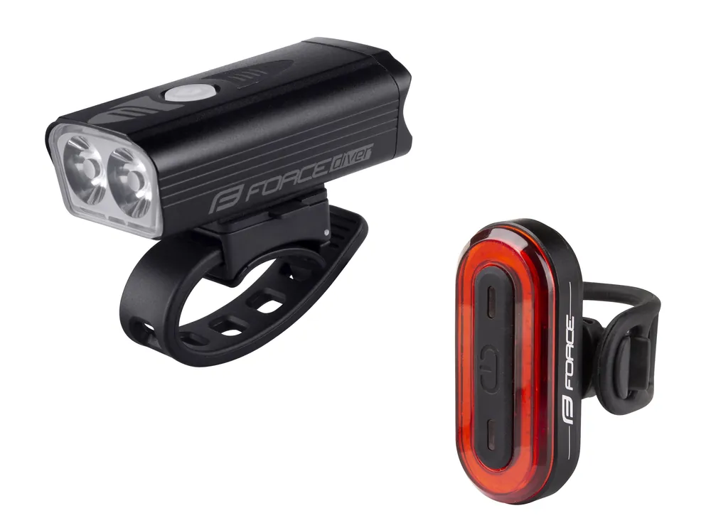 Koupit Online Světla sada FORCE DIVER ARC USB přední+zadní