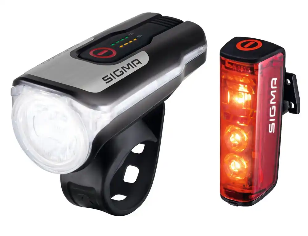 Světla na kolo SIGMA přední AURA 80 USB + zadní BLAZE II Nízká Cena