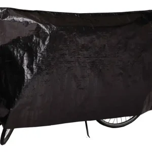 Cenová Bomba Ochranný obal jízdního kola VK 12 černý 110 x 210 cm s poutky a lankem