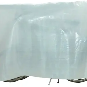 Ochranný obal pro 2 jízdní kola VK Duo 2 bílý 130 x 250 cm, včetně poutek a provazu Hit Sezóny