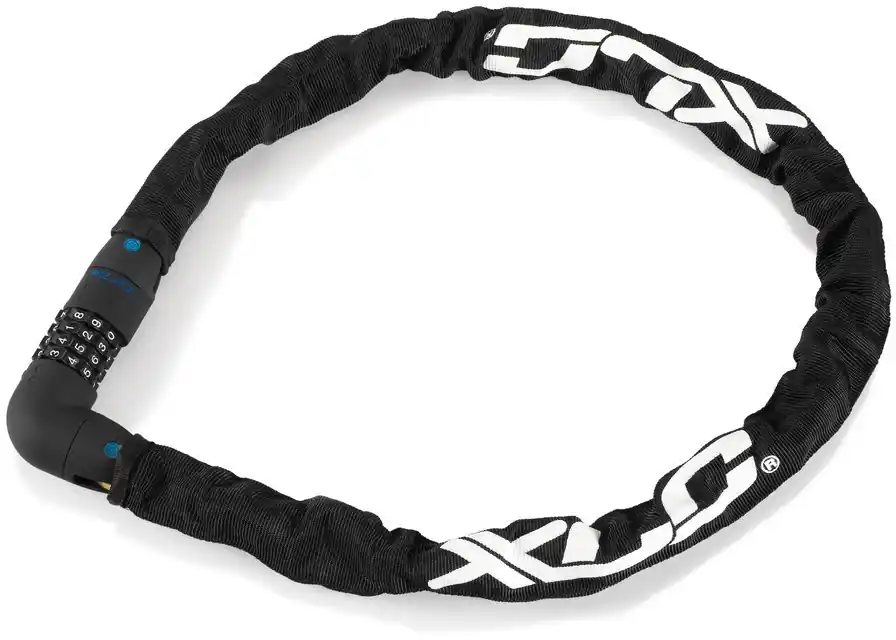 Řetězový kódový zámek na kolo XLC Yakuza plus 100 cm \\/ 8 mm Levný