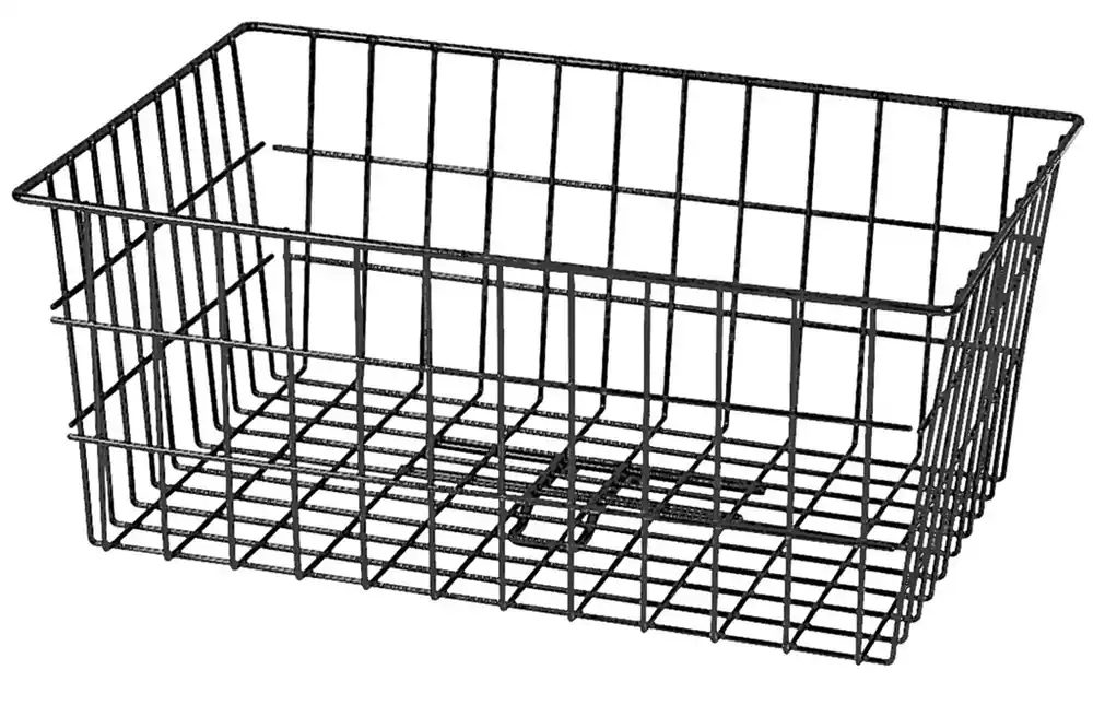 Výhodná Nabídka Zadní koš na kolo Klickfix Maxi 55x20x36cm , černá, s velkými oky
