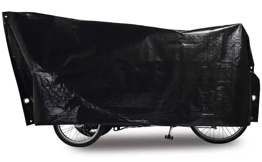 Akční Nabídka Obal na jízdní kolo VK Cargo Bike 120 x 295cm černá, vč. 2 velkých ok