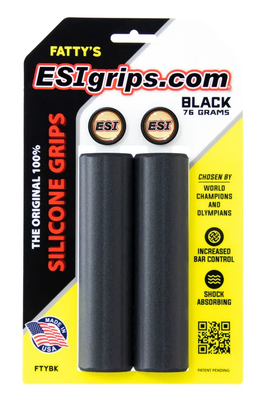 Gripy ESI Fatty's Black Sleva