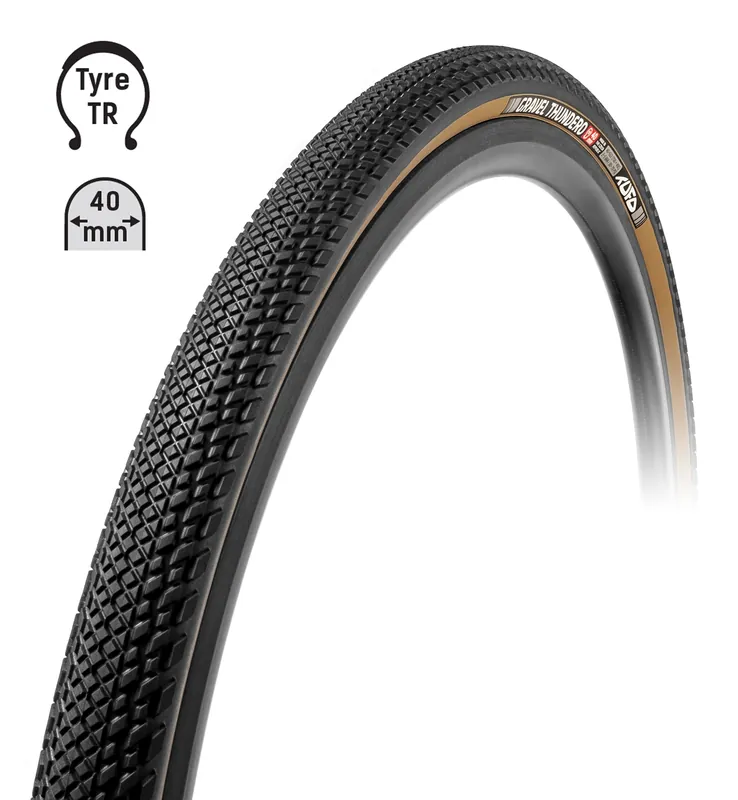 Nejlepší Cena Plášť TUFO Gravel THUNDERO 700x40C, bezduš.črn\\/béž