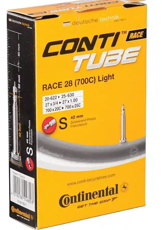Duše Continental Race 28 light 700x20-25C 18\\/25-622\\/630 galuskový v. Omezená Nabídka