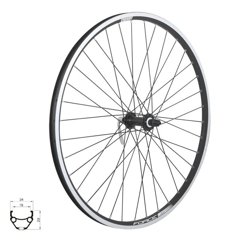 Speciální Cena Zapletené kolo přední FORCE CLASSIC 559x19 V HBTX500 36d