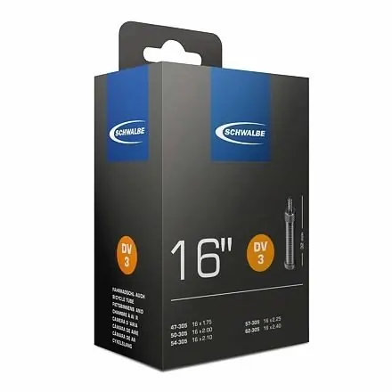 Duše Schwalbe DV3 16x1,75-2,40 47\\/62-305 32mm velo v. Sleva