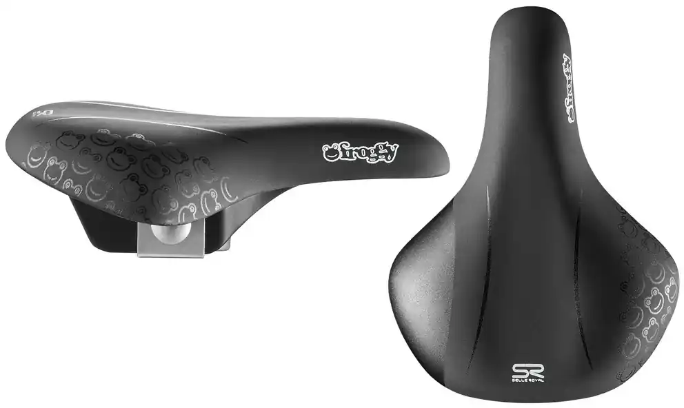 Dětské sedlo na kolo Selle Royal Froggy Junior černá unisex Must-Have