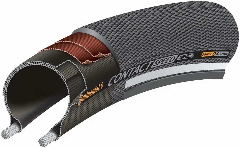 Značkový Plášť Continental Contact Speed Reflex 28\\" 700x32C (700C) 32-622 černá Skin Refl.
