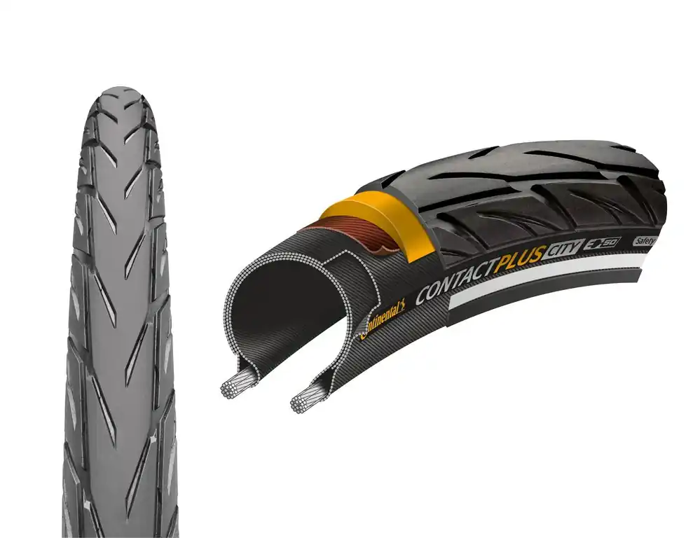 Doprava Zdarma Plášť Continental Contact Plus City drátový 26x2.20 55-559 černá Reflex