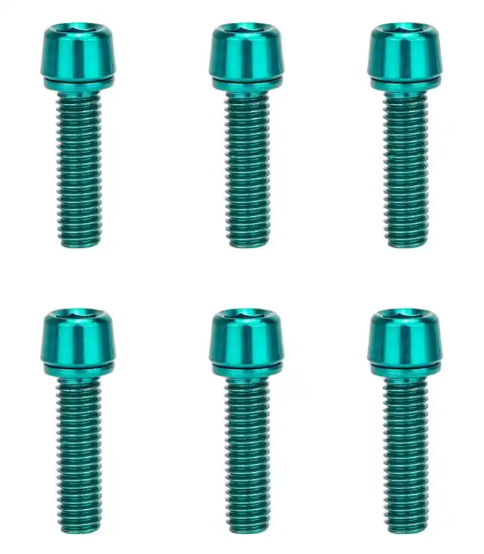 Speciální Cena Šrouby představce jízdního kola M5 x 18 mm 6ks zelená