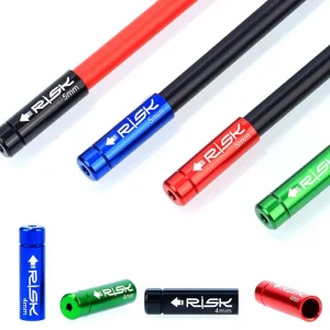 Originální Koncovka Bowdenu RISK brzdový elox 5mm 1ks černá