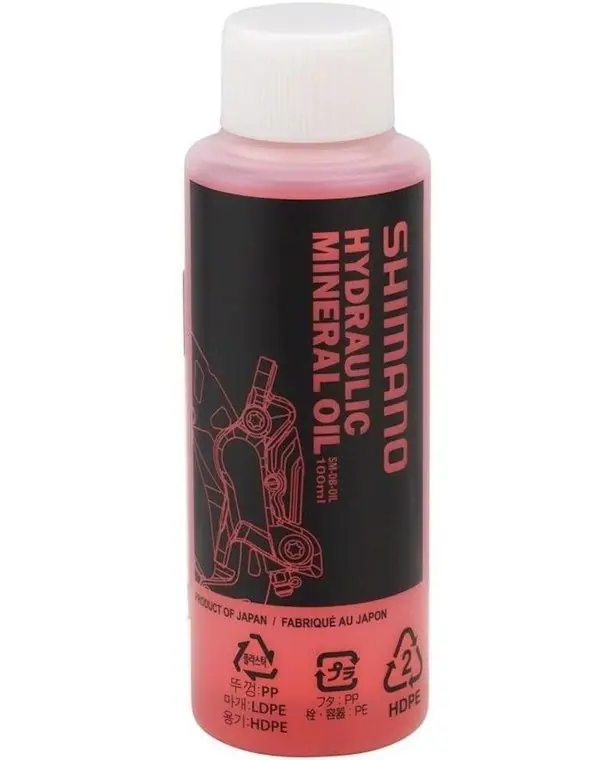 Minerální olej Shimano 100 ml Vrácení Zdarma
