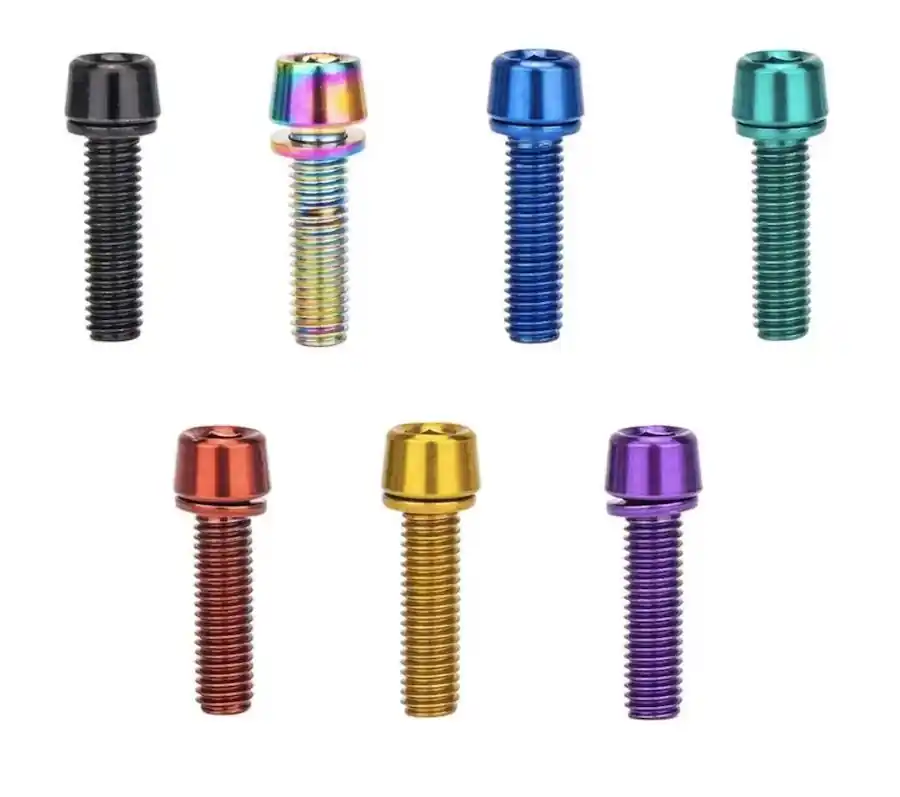 Cenově Výhodný Šrouby představce jízdního kola M5 x 18 mm 6ks černá