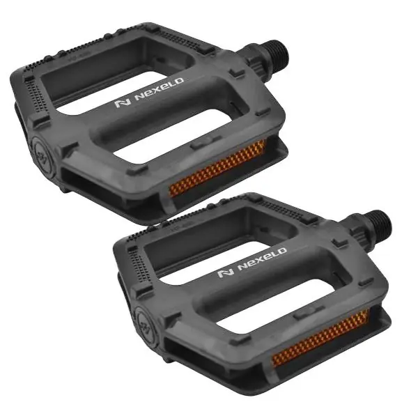 Pedály Nexelo BMX 9/16 klasik zavit Plast černé Akce