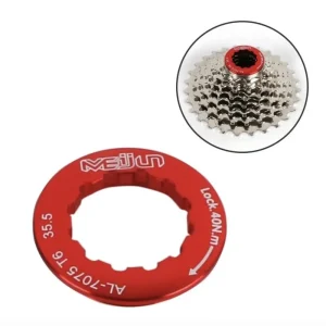 Závěrná matka MEIJUN Matice ke kazetě Shimano elox červená 11z Nakupujte Hned