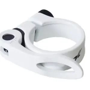 Časově Omezené Objímka sedlovky MRX 31,8 mm s rychloupínákem bílá