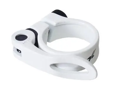 Časově Omezené Objímka sedlovky MRX 31,8 mm s rychloupínákem bílá