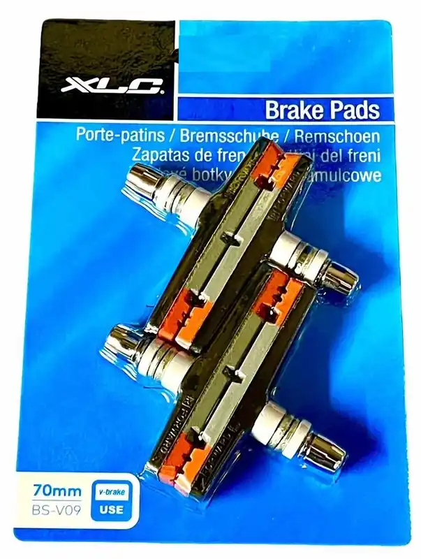 Brzdové špalíky XLC BS-V09 Profi 3 směsi 2x pár 4ks \\"V\\" Zlevněný
