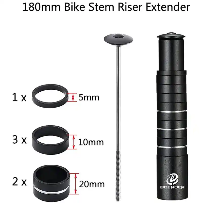 Adaptér nástavec A-head 28,6 / 28,6 prodloužení 180 mm černý Aktuální