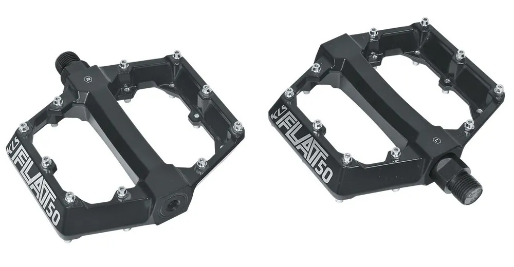 Pedály KLS FLAT 50 BB BMX / MTB kuličková ložiska black Nejlepší Volba