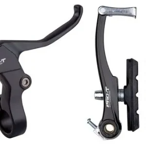 Brzdy Brzdové čelisti + Páčky Pro-T V-brake dural EVO P+Z černé Nejlepší Cena