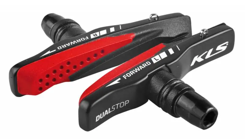 Autentický Brzdové špalíky KLS DUALSTOP V-01 cartridge 2 směsi pár \\"V\\"