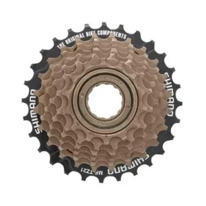 6 kolečko Shimano pastorek 14-28z bronzové s černou Must-Have
