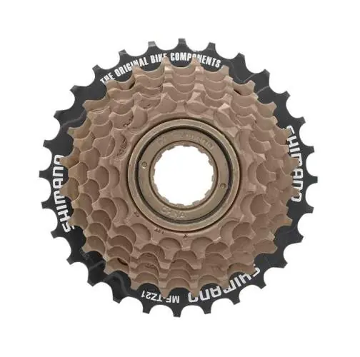 6 kolečko Shimano pastorek 14-28z bronzové s černou Must-Have