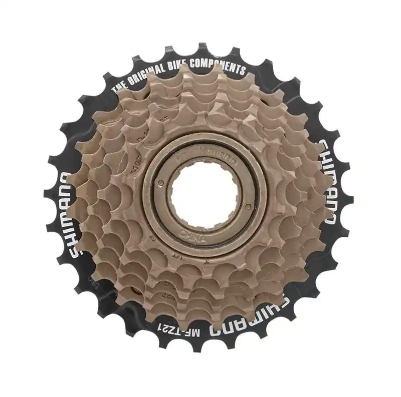 7 kolečko Shimano pastorek 14-28z bronzové s černou Tovární Cena