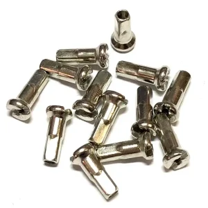 Nipl matičky k paprskúm 2x12 mm nikl stříbrny Nejlepší Volba