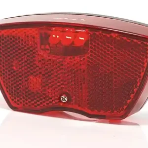 Nízká Cena Světlo XLC CL-R04 zadní na nosič 3led 2 x bat.