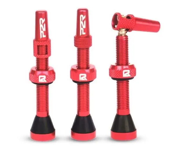 Bezdušový Ventilek P2R tubeless valve FR-11C AL 46mm červená Sezónní Sleva