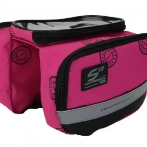 Aktuální Brašna Sport Arsenál 544 na rám s kapsou pro mobil pink