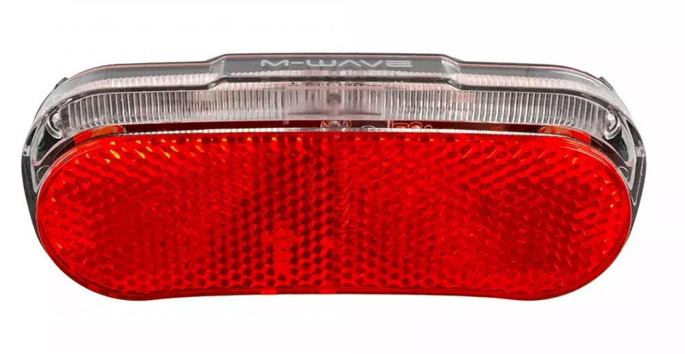 Autentický Zadní světlo M-wave e-bike 3 LED kompaktní na nosič 6-48V