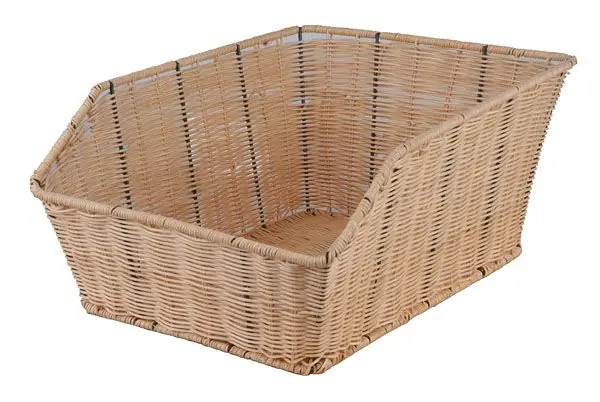 Přímo Od Výrobce Košík na nosič proutěný rákos světle hnědý