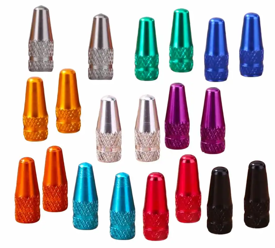 Čepičky na ventilek BTC-01 CNC FV elox 10colors 2ks titanová Novinka