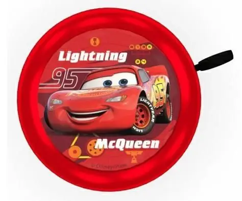 Pouze Dnes Cyklistický Zvonek Disney Cars Auta červený