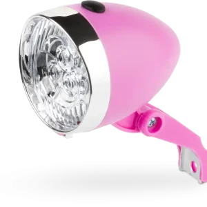 Světlo přední SUNLIGHT II 3x led 4 bat.AAA růžová Super Cena