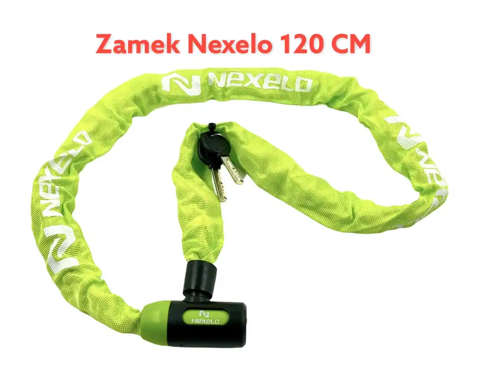 Nejlepší Volba Zámek Nexelo řetez 120 cm článek průměr 6mm zelený