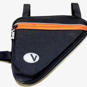 Nejlepší Volba Brašna do rámu Vape trojůhelník 3 kapsy 2x zip 1x síť neon oranžová